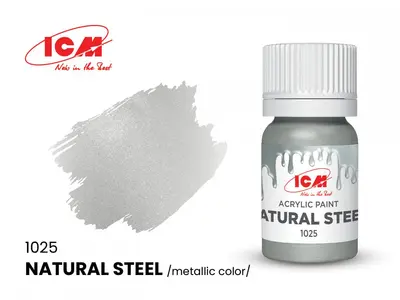 Farba akrylowa - Natural Steel / 12ml