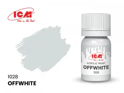 Farba akrylowa - Offwhite / 12ml