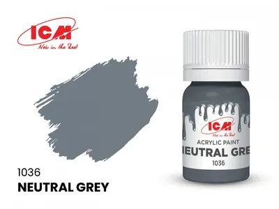 Farba akrylowa - Neutral Grey / 12ml