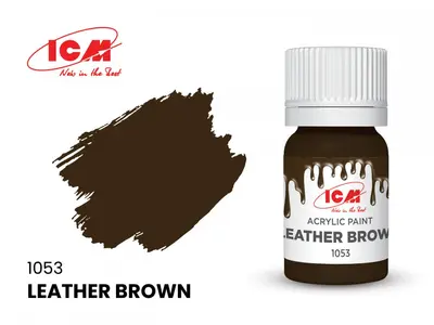 Farba akrylowa - Leather Brown / 12ml