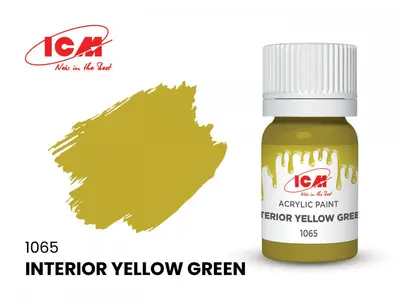 Farba akrylowa - Interior Yellow Green / 12ml