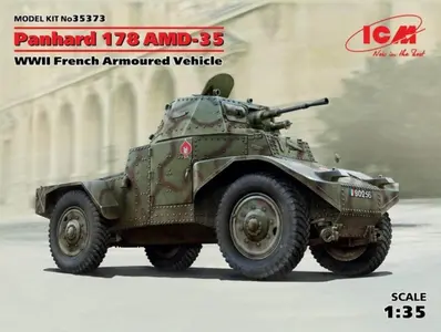 Francuski samochód pancerny Panhard 178 Amd-35