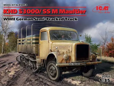 Niemiecka ciężarówka półgąsienicowa KHD S3000/SS Maultier