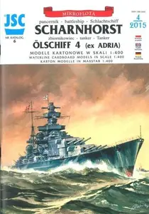 Niemiecki pancernik SCHARNHORST, zbiornikowiec ÖLSCHIFF 4 (ex Adria)