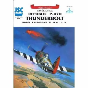 Amerykański samolot myśliwski P-47 Thunderbolt  (pilot Francis Gabreski)