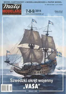 Mały Modelarz - Szwedzki okręt wojenny "Vasa"