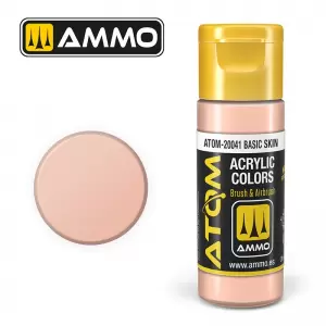 Farba akrylowa 20 ml ATOM COLOR: Basic Skin
