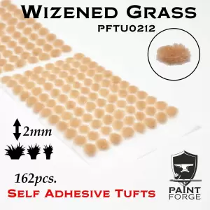 Kępy traw - Wizened Grass Grass Tufts 2mm / 162szt.