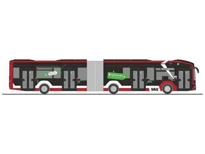 Autobus miejski przegubowy - MAN Lion's City 18 E VAG Norymberga