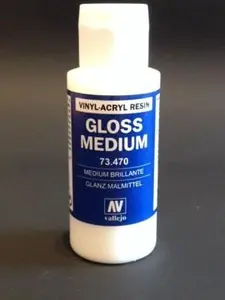 Bezbarwna glazura gloss Medium 60 ml.