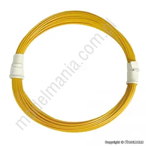 Bardzo cienki przewód specjalny 0,03 mm², 5 m, żółty