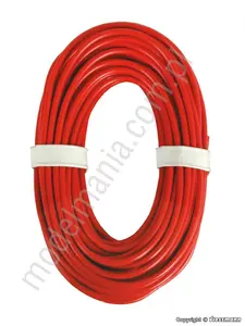 Kabel 0,75 mm², 10 m, czerwony