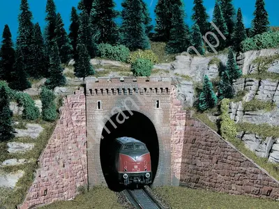 Portal tunelu, jednotorowy