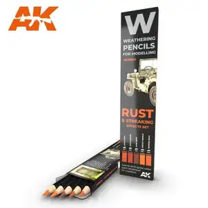 Zestaw ołówków do weatheringu Rust & Streaking