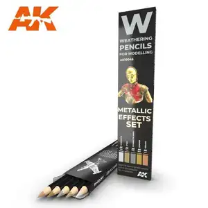 Zestaw ołówków do weatheringu Metallic Effects