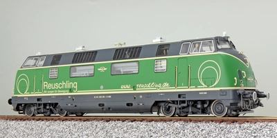 Spalinowóz BR V200, 220 053 Brohltalbahn, zielony, z dźwiękiem i dymem (DC/AC)