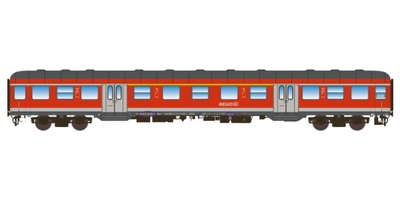 Wagon osobowy 1/2 klasa Silberlingtyp AB nrz 418.4, 31-34 264-7