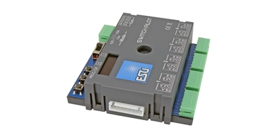 SwitchPilot 3, 4-fach Magnetartikeldecoder, DCC/MM, OLED, mit RC-Feedback, updatefähig, RE