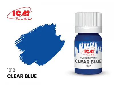 Farba akrylowa - Clear Blue / 12ml
