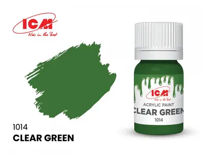 Farba akrylowa - Clear Green / 12ml