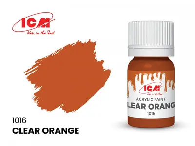 Farba akrylowa - Clear Orange / 12ml