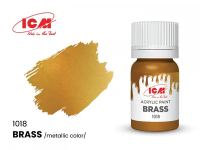 Farba akrylowa - Brass / 12ml