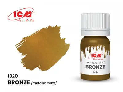 Farba akrylowa - Bronze / 12ml