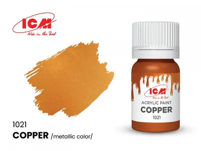 Farba akrylowa - Copper / 12ml