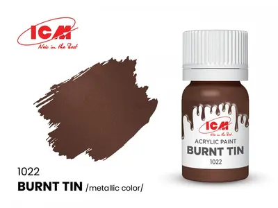 Farba akrylowa - Burnt Tin / 12ml