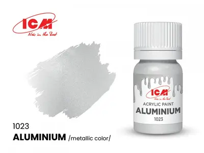 Farba akrylowa - Aluminium / 12ml