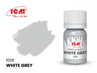 Farba akrylowa - White Grey / 12ml