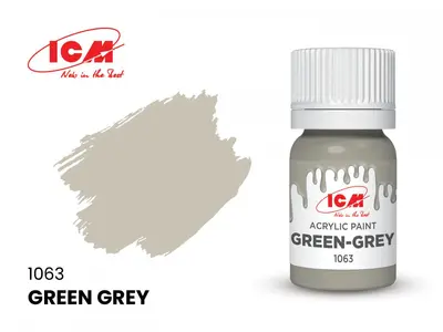 Farba akrylowa - Green-Grey / 12ml