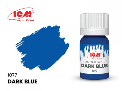 Farba akrylowa - Dark Blue / 12ml