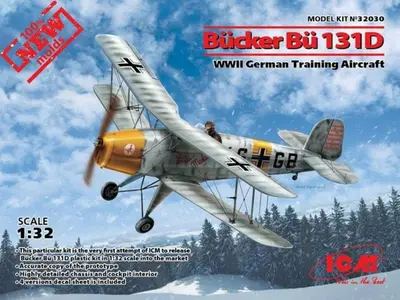 Niemiecki samolot szkolny Bucker Bu 131D