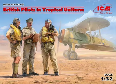 Brytyjscy piloci (RAF) w mundurach tropikalnych 1933-43