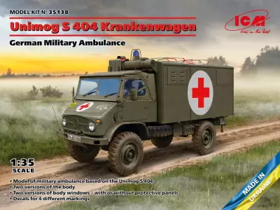 Niemiecki ambulans Unimog S 404 Krankenwagen