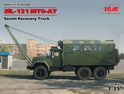 Sowiecka ciężarówka dźwigiem ZIL-131 MTO-AT