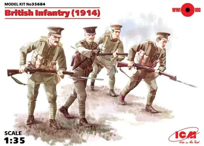 Brytyjska piechota 1914