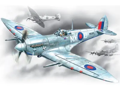 Brytyjski myśliwiec Supermarine Spitfire Mk VII