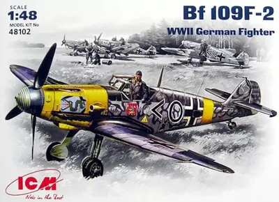 Niemiecki myśliwiec Messerschmitt Bf 109 F-2
