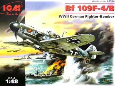 Niemiecki myśliwiec Messerschmitt Bf 109F-4/B