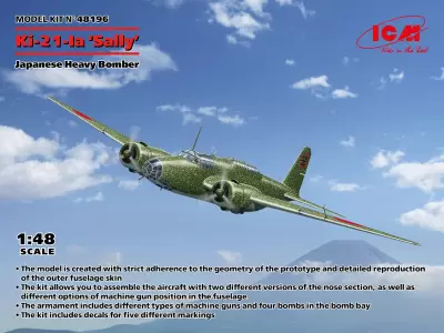 ICM 48196 - Ciężki bombowiec Ki-21-Ia 'Sally