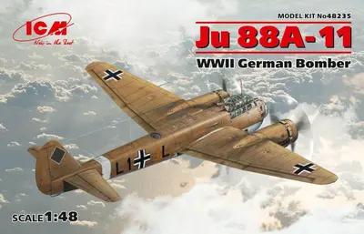 Niemiecki bombowiec Junkers Ju-88A-11