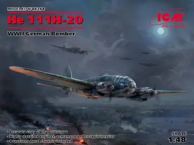 Niemiecki bombowiec Heinkel He 111H-20