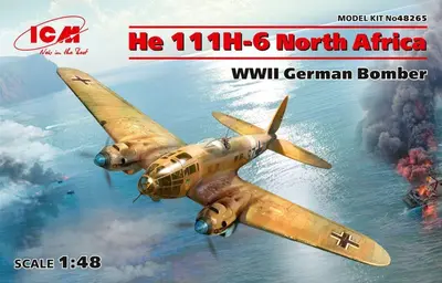 Bombowiec niemiecki He 111H-6 - Północna Afryka