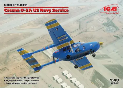 Amerykański samolot rozpoznawczy Cessna O-2A, wersja US Navy