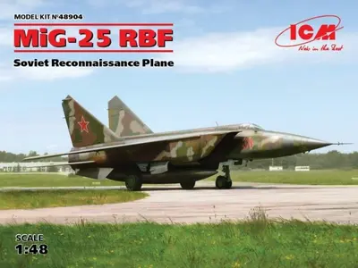 Sowiecki samolot rozpoznawczy Mig-25 RFB Foxbat