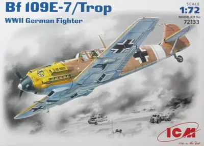 Niemiecki myśliwiec Messerschmitt Bf 109 E7 Trop