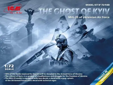 Ukraiński myśliwiec MiG-29 Duch Kijowa (The Ghost of Kyiv)