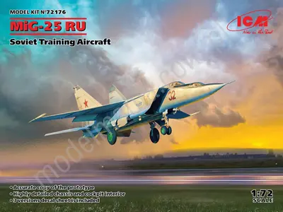 Sowiecki samolot szkolny MiG-25 RU Foxbat
